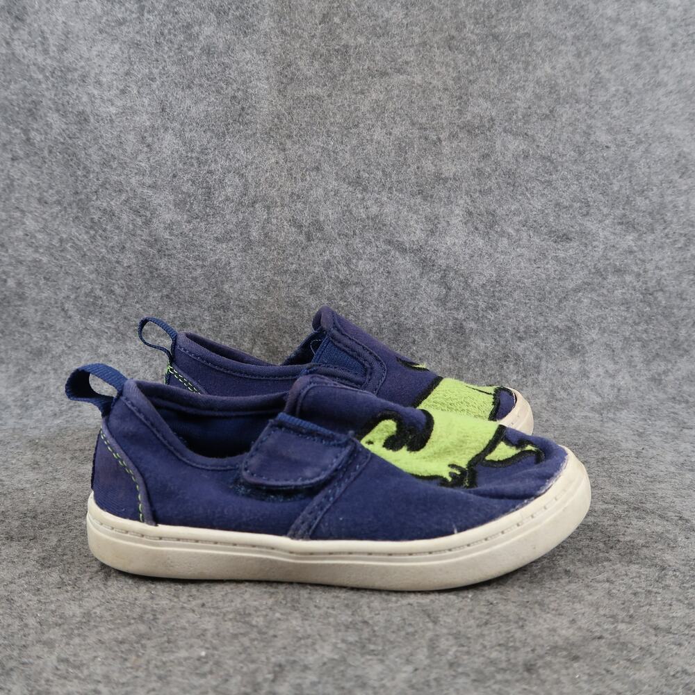 Wonder Nation Shoes Baby Toddler 6 Sneaker Slip On Dino Mite Dinosaur Blue Green